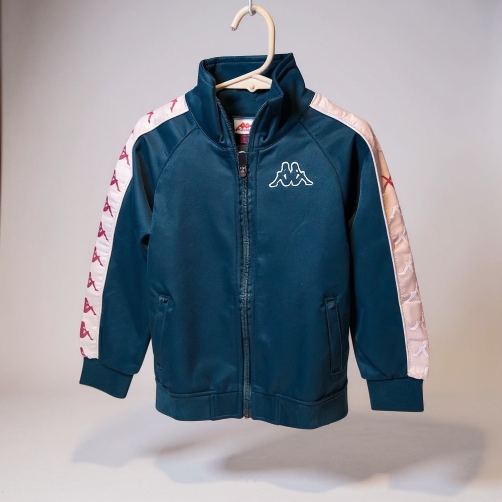 Kappa Teal Jacket with White Logo